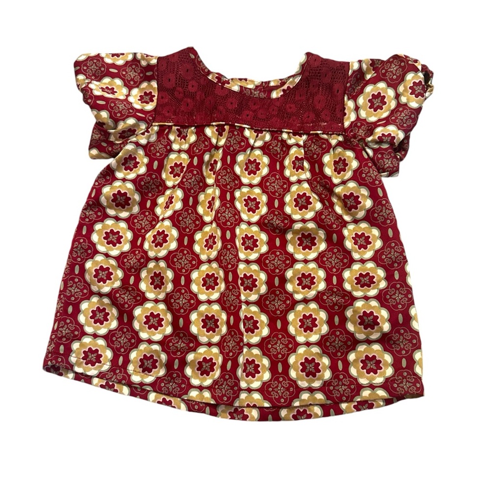 Old navy floral pattern baby shirt size 18-24 months